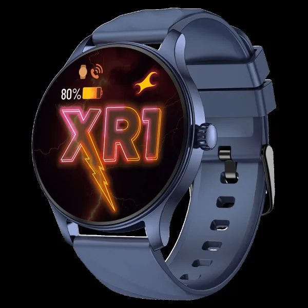 fastrack Revoltt XR1 Smartwatch with Bluetooth Calling (35mm UltraVU HD Display, IP68 Water Resistant, Blue Strap)