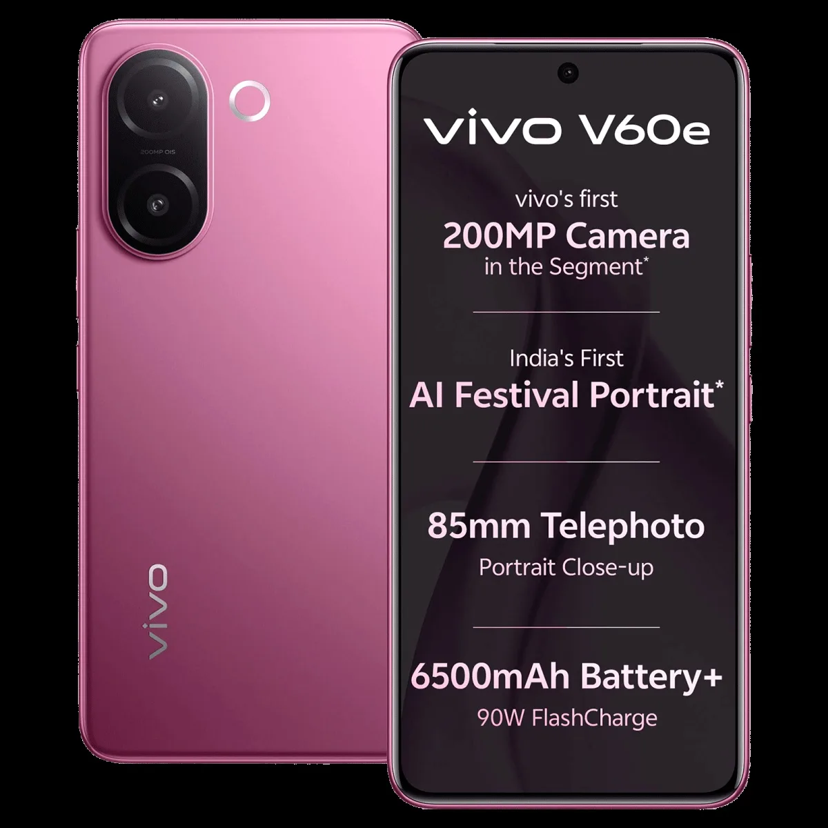 vivo V60e 5G (12GB RAM, 256GB, Elite Purple)