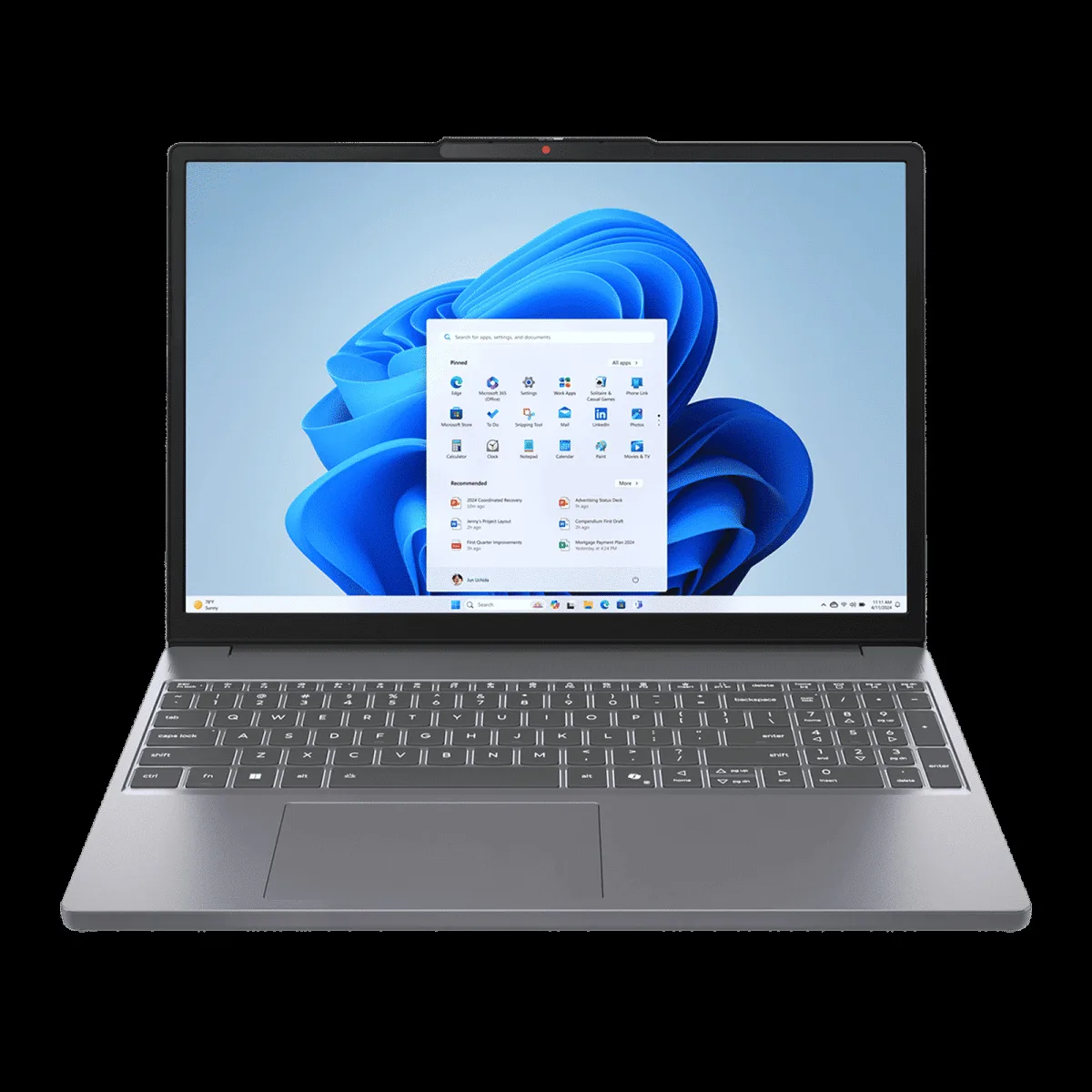 Lenovo IdeaPad Slim 3 15IRH10 Intel Core i7 13th Gen Thin & Light Laptop (16GB, 512GB SSD, Windows 11 Home, 15.3 inch WUXGA IPS Display, MS Office 2024, Luna Grey, 1.59 KG)