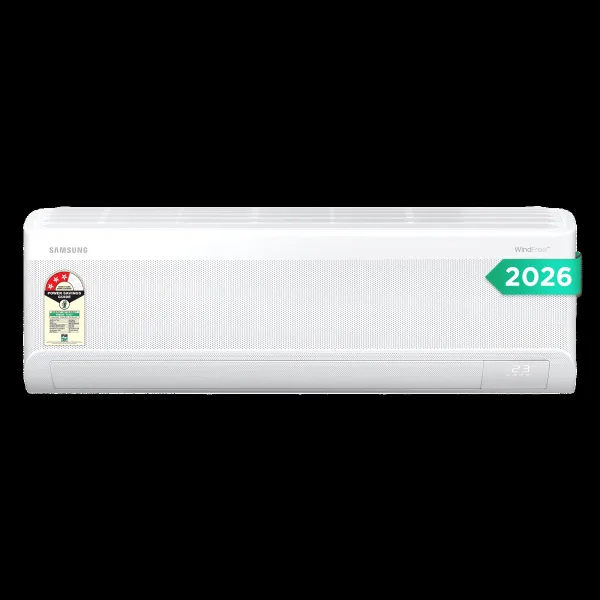 SAMSUNG AR60 5 in 1 Convertible 1.5 Ton 3 Star Inverter Split Smart AC with Voice Assistant (2026 Model, Copper Condenser, AR60H19D13WNNA)