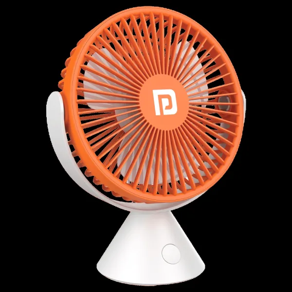 PORTRONICS Aero Breeze 178mm 3 Blade BLDC Motor Table Fan (360 Degree Cooling, White)