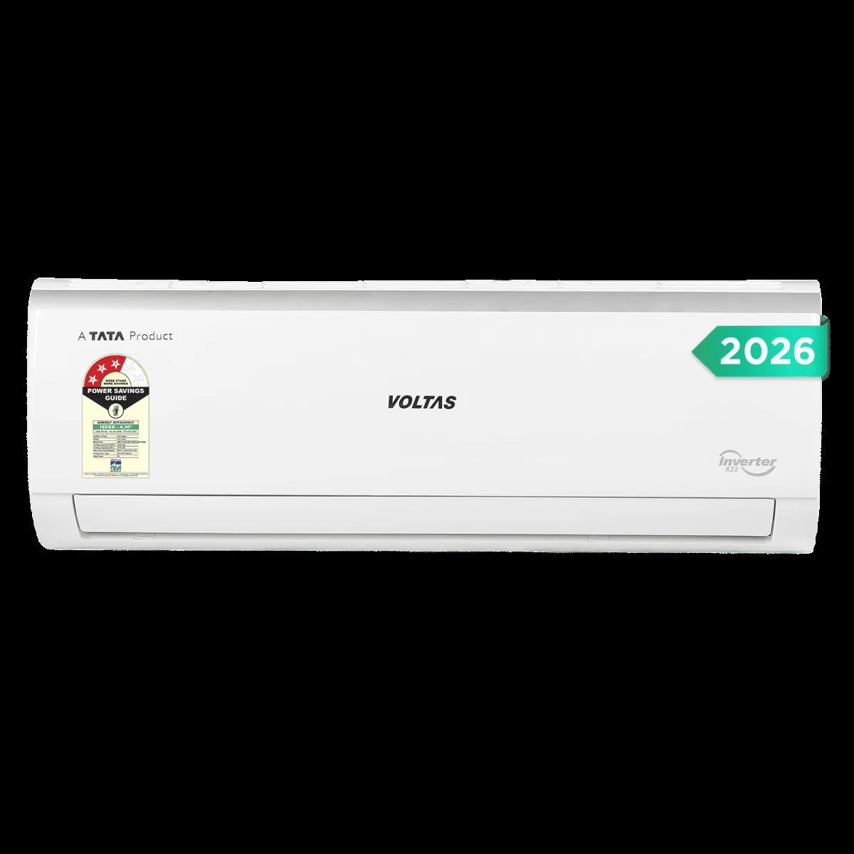 VOLTAS 123INV VERTIS CREST MARVEL Convertible 1 Ton 3 Star Inverter Split AC with Hidden Display (2026 Model, Copper Condenser, 4504151)