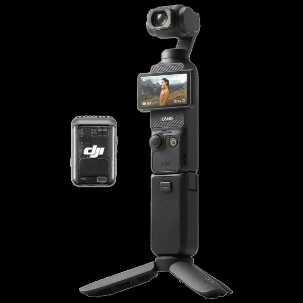 DJI Osmo Pocket 3 Creator Combo 4K and 9.4MP 120 FPS Digital Vlogging Camera with ActiveTrack 6.0 (Black)