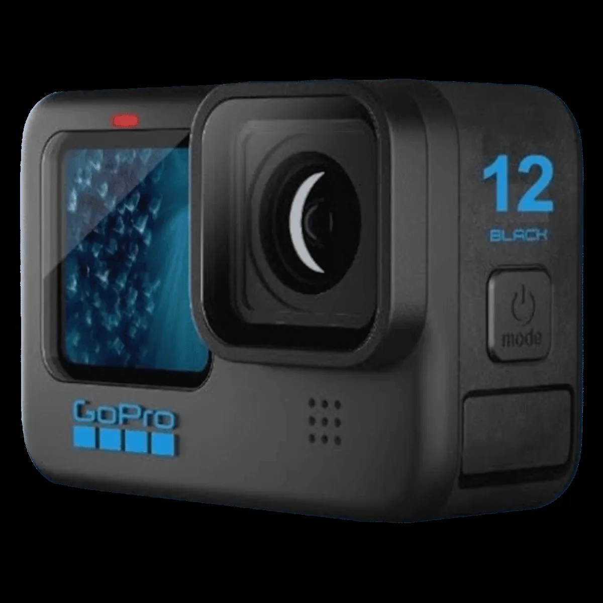 GoPro Hero12 5.3K and 27MP 240 FPS Waterproof Action Camera with Voice Control (Black)