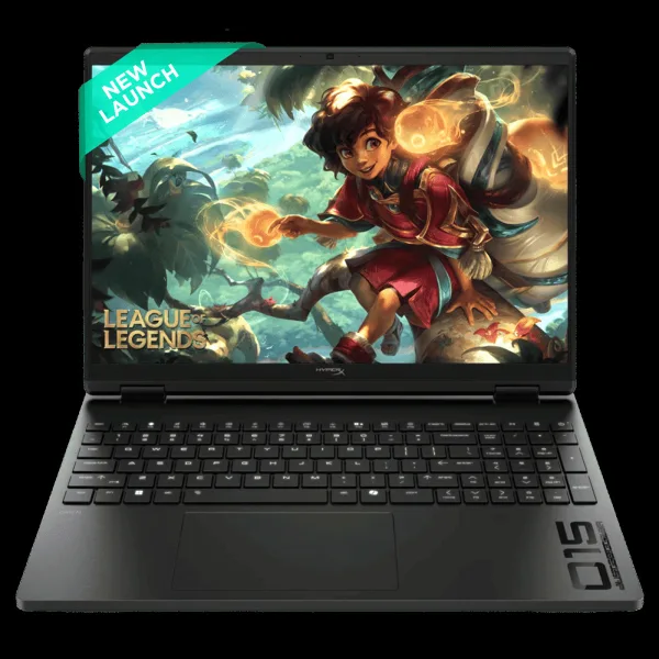 HP HyperX OMEN 15-ga0005TX Intel Core i7 14th Gen Gaming Laptop (24GB, 1TB SSD, Windows 11 Home, 8GB Graphics, 15 inch 180 Hz WQXGA IPS Display, NVIDIA GeForce RTX 5060, MS Office Home 2024, Shadow Black, 2.21 KG)