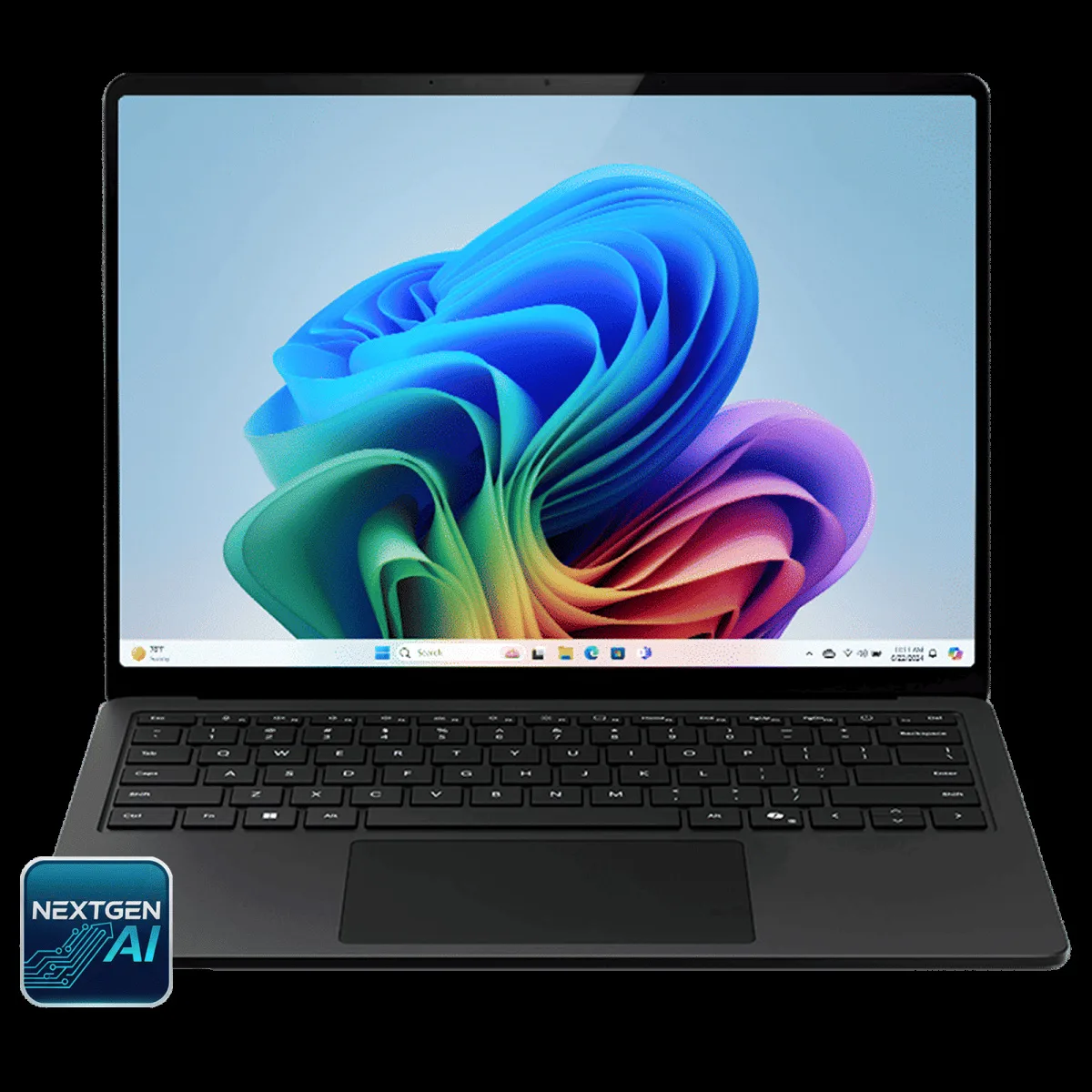 Microsoft Surface 7th Edition Snapdragon X Elite Touchscreen Ultra Thin Laptop (16GB, 512GB SSD, Windows 11 Home, 15 inch LCD Display, Microsoft 365 for 6 Months, Black, 1.66 KG)