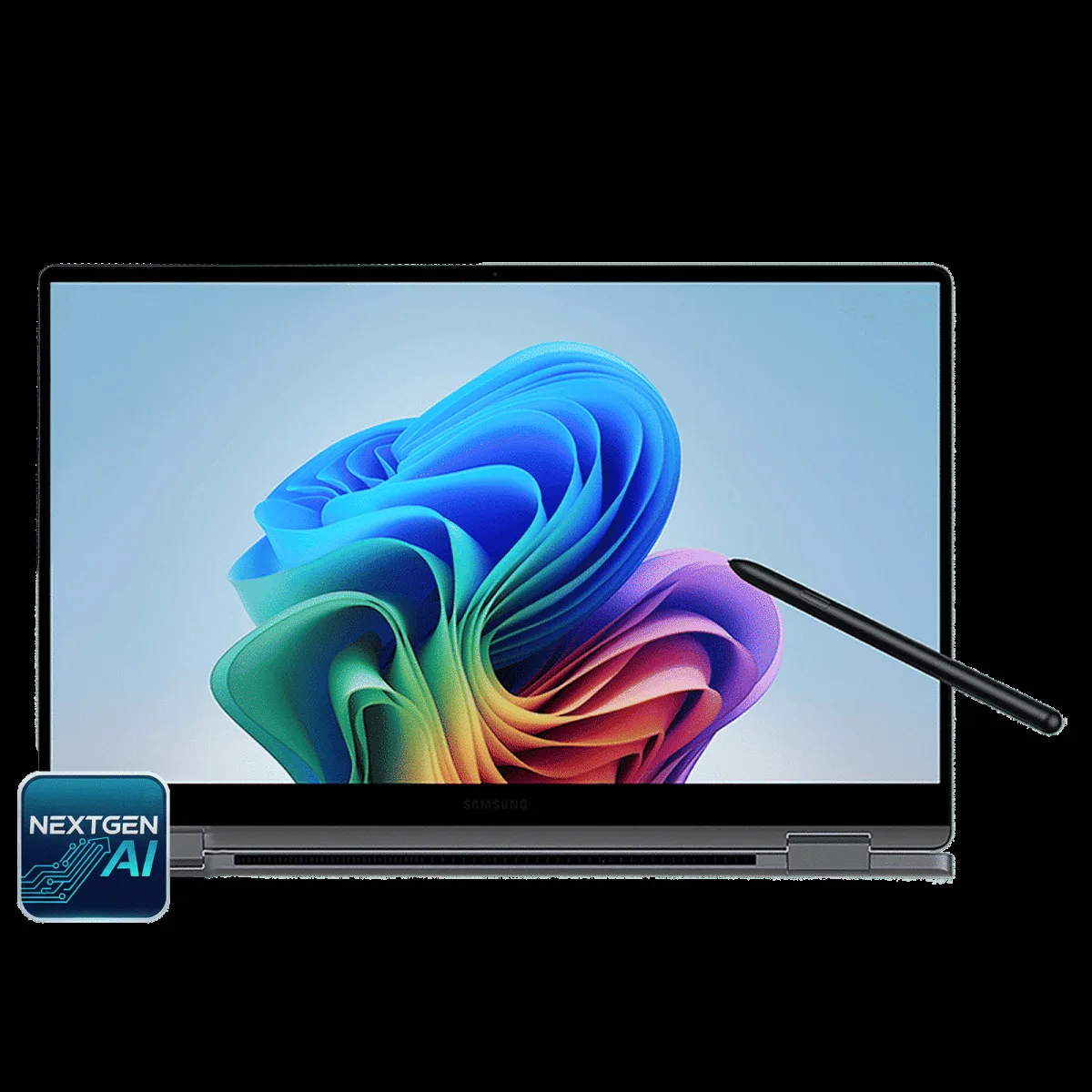 SAMSUNG Galaxy Book5 360 Intel Core Ultra 7 Touchscreen Thin & Light Laptop (16GB, 1TB SSD, Windows 11 Home, 8GB Graphics, 15.5 inch FHD AMOLED Display, MS Office 2021, Gray, 1.46 KG)