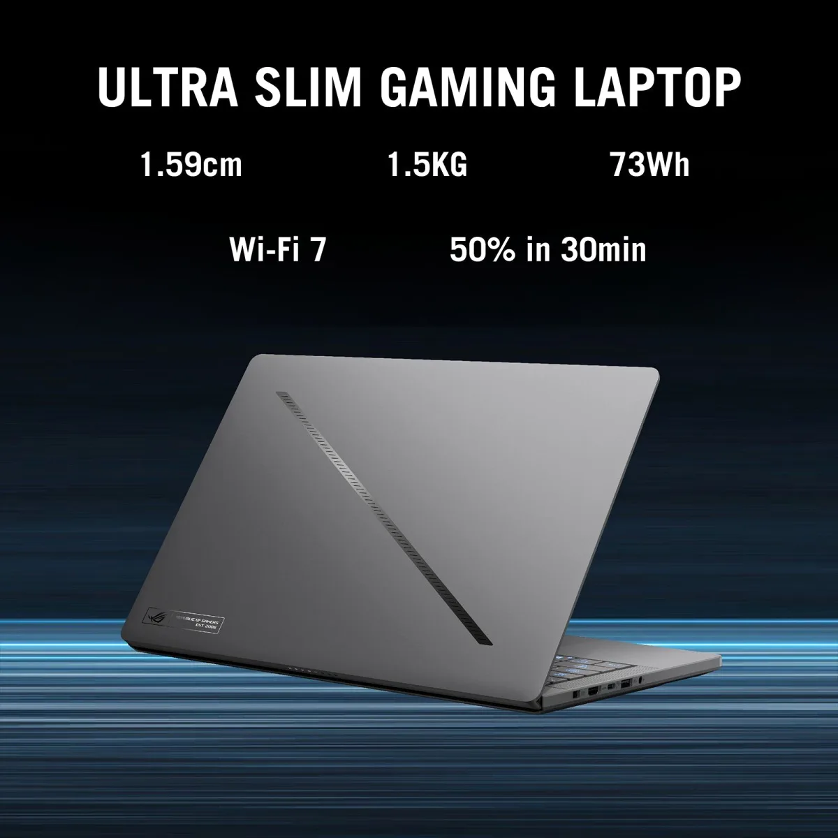 ASUS ROG Zephyrus G14 GA403WR-QS123WS AMD Ryzen AI 9 Gaming Laptop (32GB, 2TB SSD, Windows 11 Home, 12GB Graphics, 14 inch 120Hz 3K OLED Display, NVIDIA GeForce RTX 5070 Ti, MS Office Home 2024, Eclipse Gray, 1.57 KG)