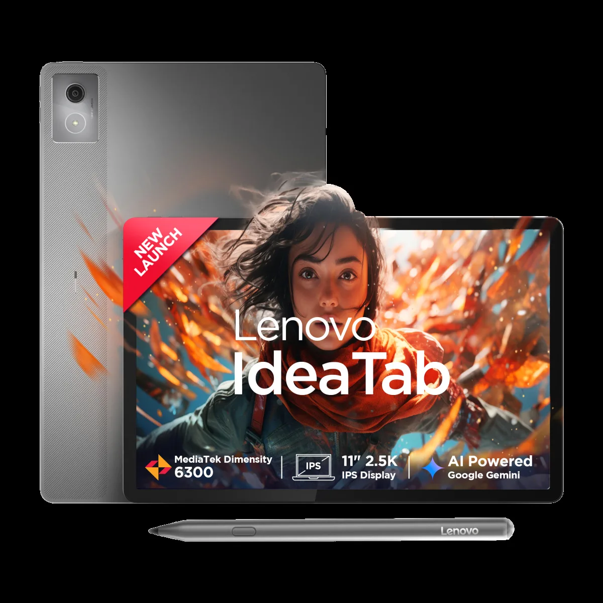 Lenovo Idea Tab Wi-Fi+5G Android Tablet with Lenovo Tab Pen (11 Inch, 8GB RAM, 256GB ROM, Luna Grey)