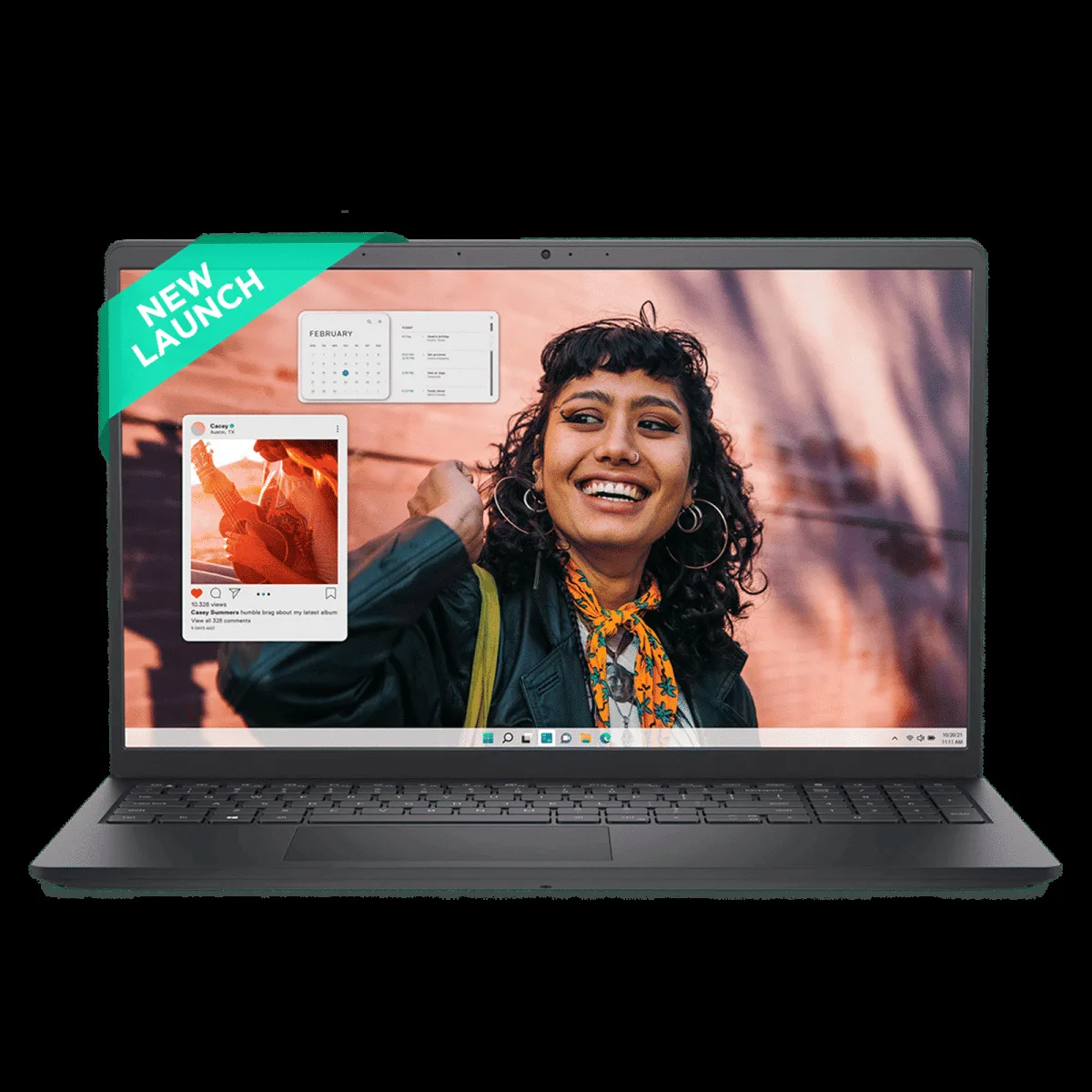 Dell Inspiron Intel Core i5 13th Gen Notebook Laptop (8GB, 512GB SSD, Windows 11, 15.6 inch Full HD IPS Display, MS Office 2024, Carbon Black, 1.66 KG)