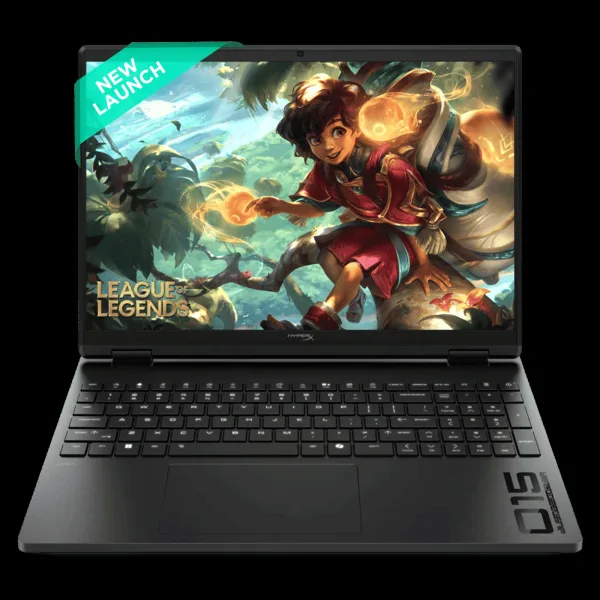 HP HyperX OMEN 15-ga0028TX Intel Core i7 14th Gen Gaming Laptop (24GB, 1TB SSD, Windows 11 Home, 8GB Graphics, 15.3 inch 180 Hz WQXGA IPS Display, NVIDIA GeForce RTX 5050, MS Office Home 2024, Shadow Black, 2.21 KG)