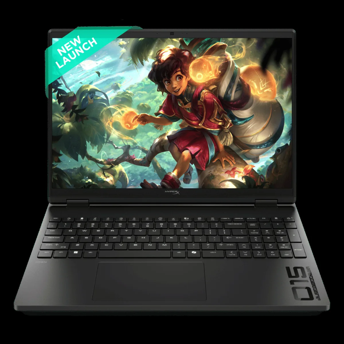 HP HyperX OMEN 15-gb0038AX AMD Ryzen 7 Gaming Laptop (24GB, 1TB SSD, Windows 11 Home, 8GB Graphics, 15.3 inch 180 Hz 2.5K IPS Display, NVIDIA GeForce RTX 5050, MS Office 2024, Shadow Black, 2.42 KG)