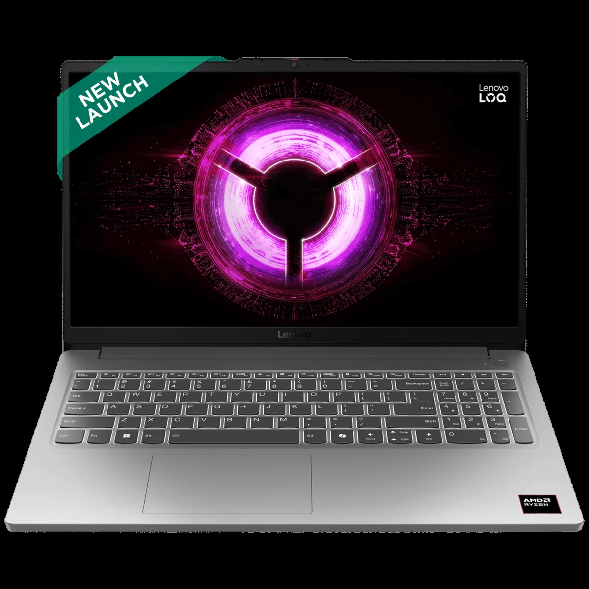 Lenovo LOQ 15ARP10E AMD Ryzen 5 Gaming Laptop (16GB, 512GB SSD, Windows 11 Home, 6GB Graphics, 15.6 Inch 144 Hz FHD IPS Display, NVIDIA GeForce RTX 3050, MS Office Home 2024, Luna Grey, 1.8 KG)