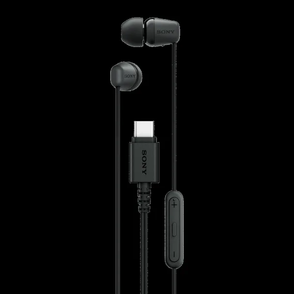 Sony IER-EX15C Wired Earphone with Mic (USB Type-C Connector, In Ear, Black)