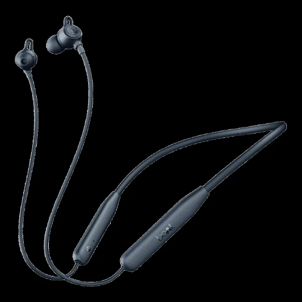 boAt Rockerz 200 Neckband with Environmental Noise Cancellation (IPX5 Sweat & Splash Resistance, Magnetic Buds, Blue)