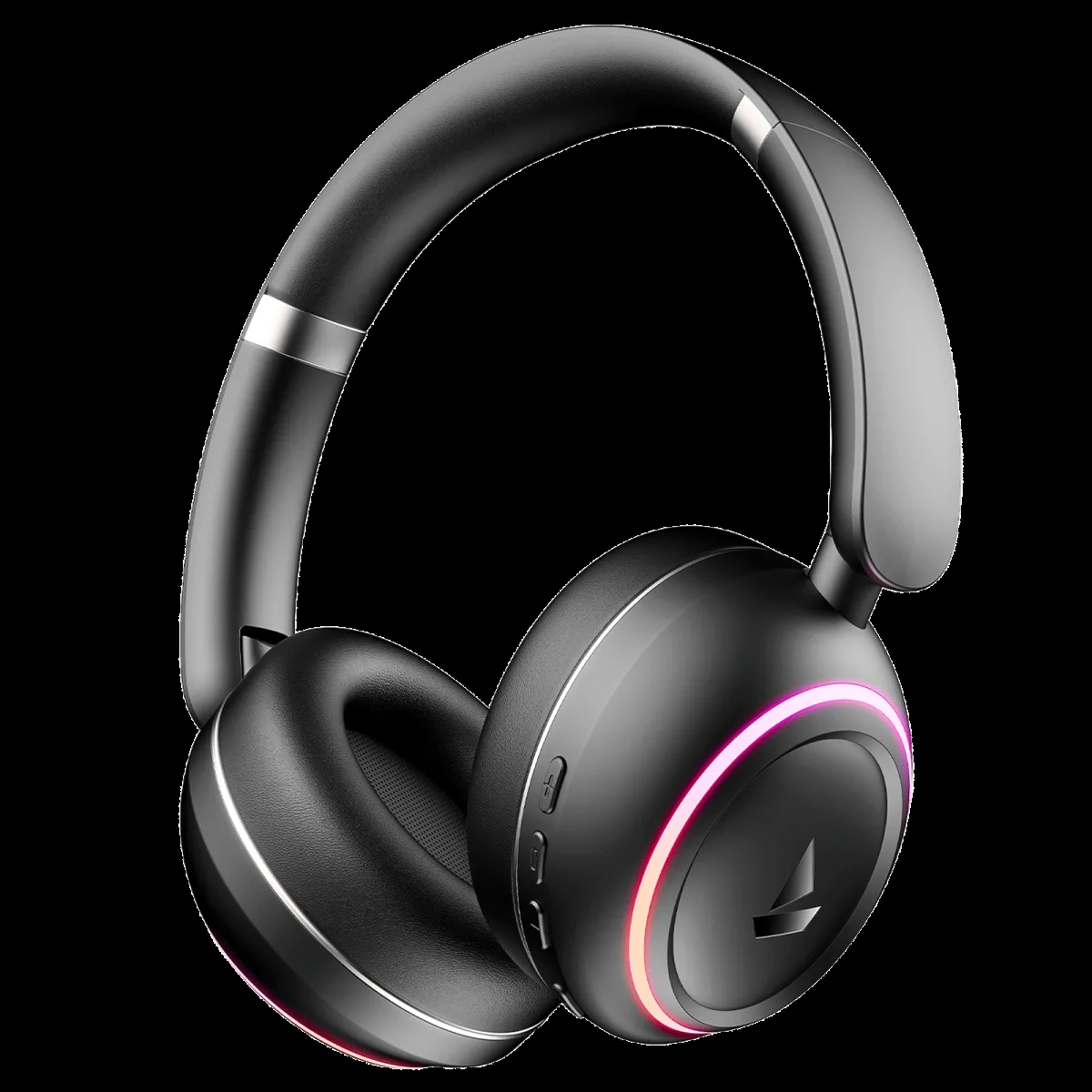 boAt Rockerz 480 Bluetooth Over Ear Headphone with Mic (60 Hours Playtime, Over Ear, Black Sabre)