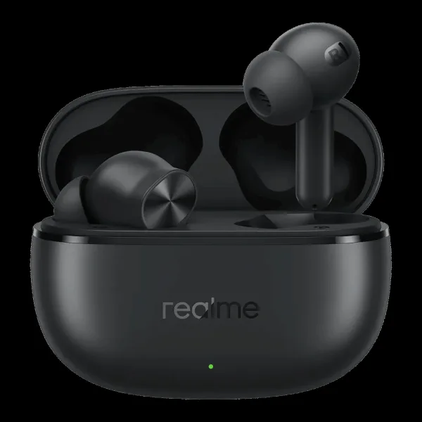 realme Buds T200x TWS Earbuds with Active Noise Cancellation (IP55 Dust & Water Resistance, Dual Device Connection, Pure Black)