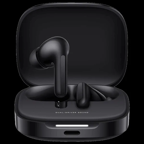 Redmi Buds 6 TWS Earbuds with Hybrid Active Noise Cancellation (IP54 Water Resistant, 42 Hours Playback, Spectre Black)