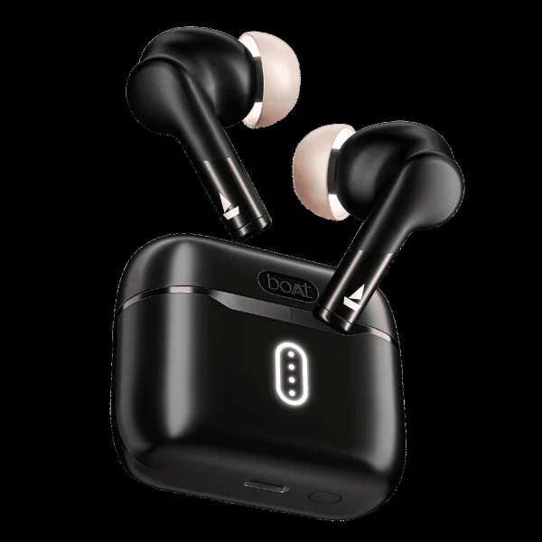 boAt Airdopes 148 Gen 2 TWS Earbuds with Environmental Noise Cancellation (IPX4 Water Resistant, Quad Mics, Active Black)