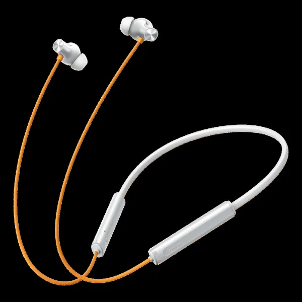 realme Buds Wireless 5 Neckband with Active Noise Cancellation (IP55 Dust & Water Resistant, Smart De-Wind Technology, Dawn Silver)