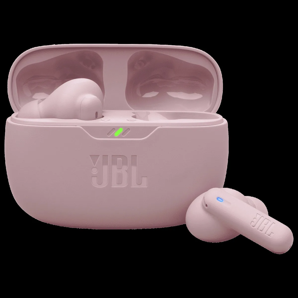 JBL Wave Beam 2 TWS Earbuds with Active Noise Cancellation (IP54 Water Resistant, 40 Hours Playtime, Pink)