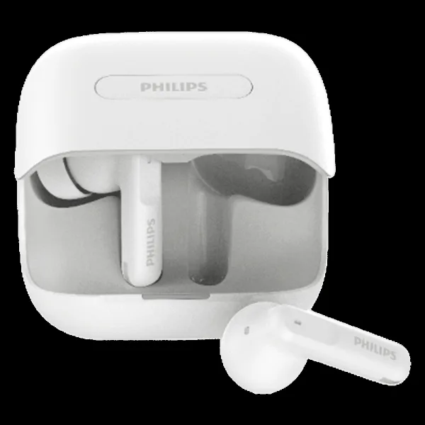 PHILIPS 1000 Series TWS Earbuds with Active Noise Cancellation (50 Hours Playtime, Bright White)