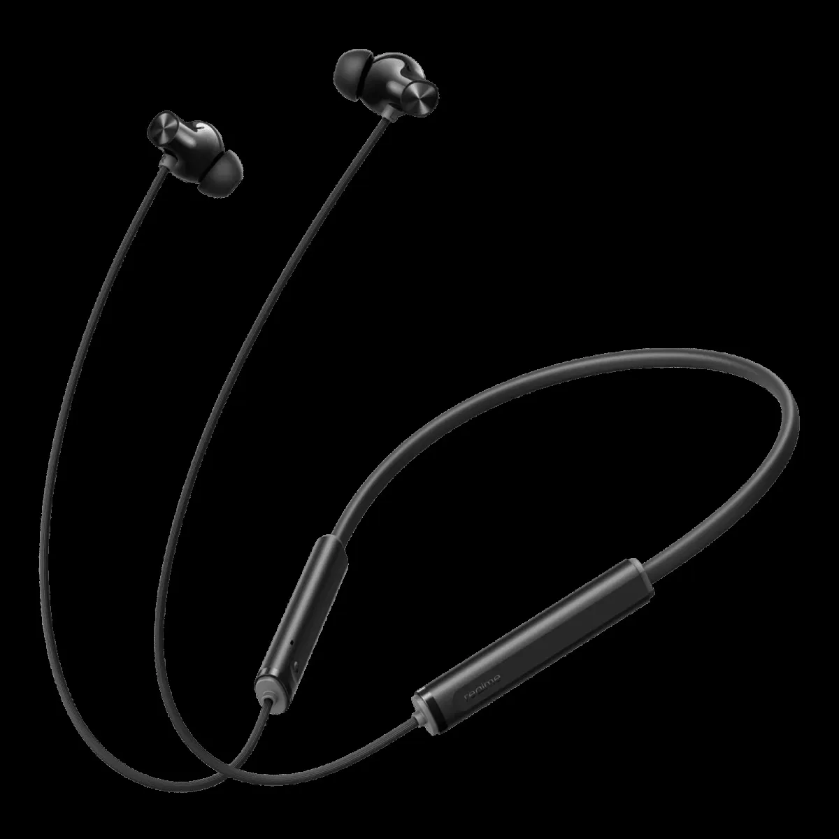 realme Buds Wireless 5 Neckband with Active Noise Cancellation (IP55 Dust & Water Resistant, Smart De-Wind Technology, Midnight Black)