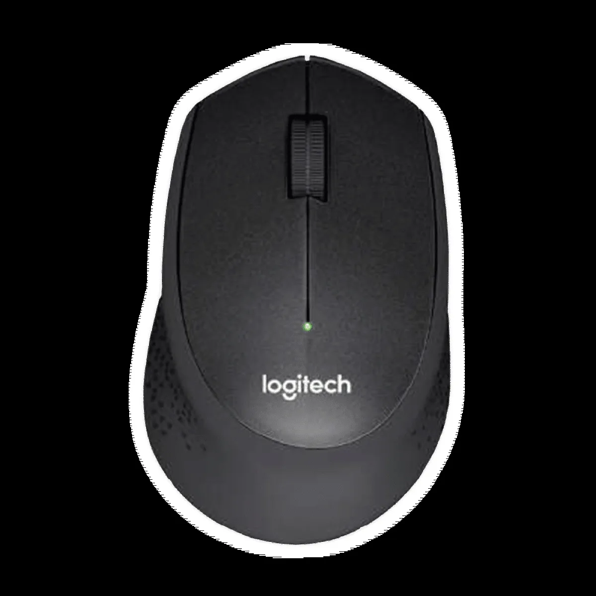 logitech M331 Plus 2.4GHz Wireless Optical Mouse with Silent Click Buttons (1000 DPI, Plug & Play, Black)