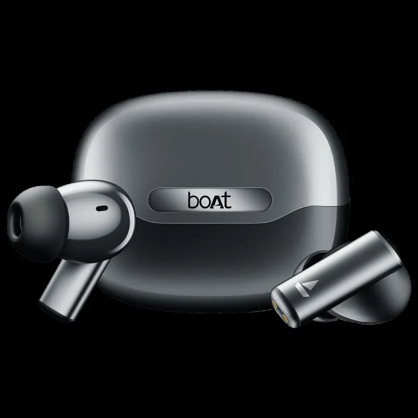 boAt Airdopes Prime 701 ANC TWS Earbuds with Hybrid Active Noise Cancellation (IPX5 Water Resistant, ASAP Charge, Obsidian Grey)