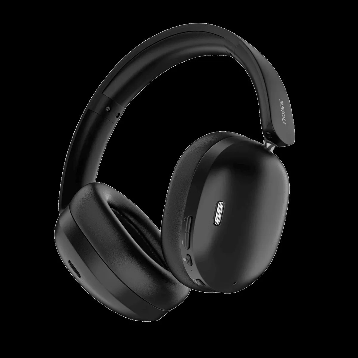 Noise Airwave Max XR AUDHDPHNAIRWAVEMAX Bluetooth Headphone with Mic (Active Noise Cancellation, Over Ear, Carbon Black)