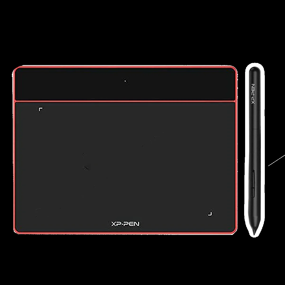 XP pen Deco Fun Small 18.94cm (7.46 Inches) e-Writer Digital Pad (60 Degree Tilt Function, Carmine Red)