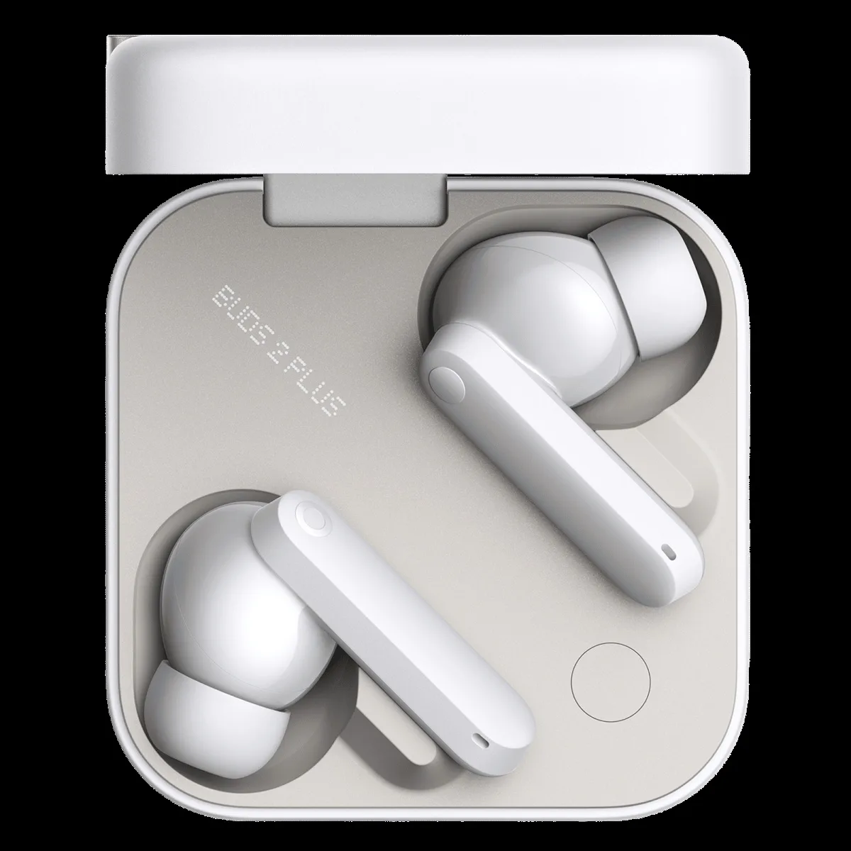 Nothing CMF Buds 2 Plus A10600104 TWS Earbuds with Adaptive Noise Cancellation (IP55, IPX2 Water Resistant, Hi-Res Audio with LDAC, Light Grey)