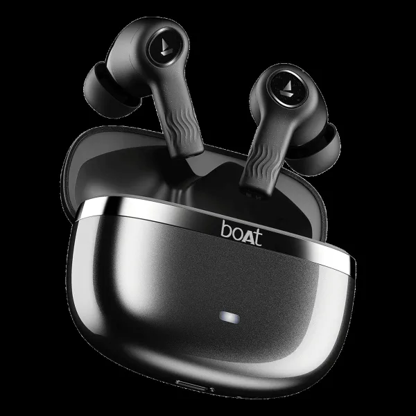 boAt Nirvana Ion ANC Pro TWS Earbuds with Active Noise Cancellation (IPX4 Water Resistant, Dual EQ Modes, Crystal Black)