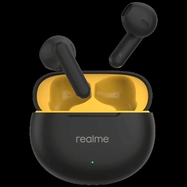 realme Buds T01 TWS Earbuds with AI ENC Noise Cancellation (IPX4 Water Resistant, Google Fast Pair, Black)