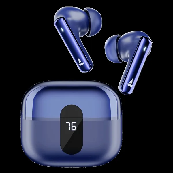boAt Airdopes Plus 318 TWS Earbuds with Environmental Noise Cancellation (IPX5 Water Resistant, ASAP Charge, Starry Blue)