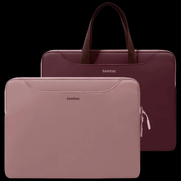 tomtoc A21 Laptop Sleeve for 14 Inch Laptop (Robust Protection, Raspberry)