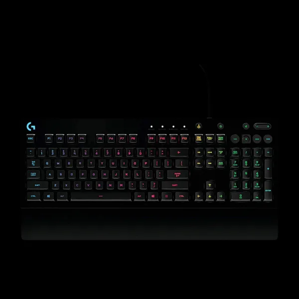 logitech G213 Prodigy Wired Gaming Keyboard with Backlit Keys (Spill Resistant, Black)