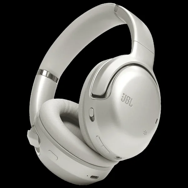 JBL Tour One M2 Bluetooth Headphone with Mic (Upto 50 Hours Playback, Over Ear, Champagne Gold)