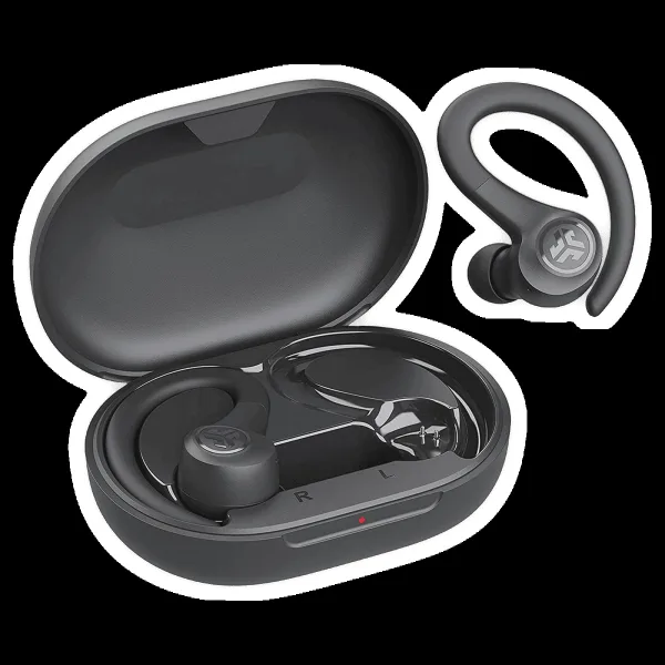 JLAB Go Air Sport IEUEBGAIRSPRTRBLK1 TWS Earbuds (IP55 Water & Sweat Resistant, 32 Hours Playback, Graphite)
