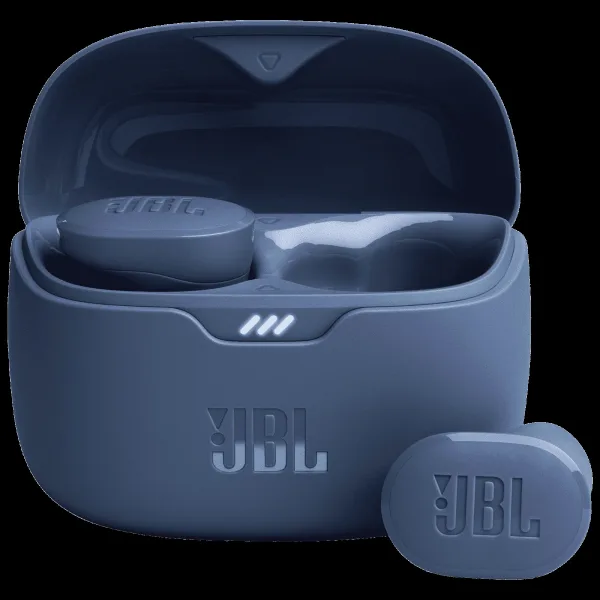 JBL Tune Buds JBLTBUDSBLU TWS Earbuds with Active Noise Cancellation (IP54 Water Resistance, Pure Bass Sound, Blue)