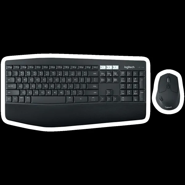 logitech MK850 Wireless Keyboard & Mouse Combo (1000 DPI, Advanced Optical Tracking, Black)