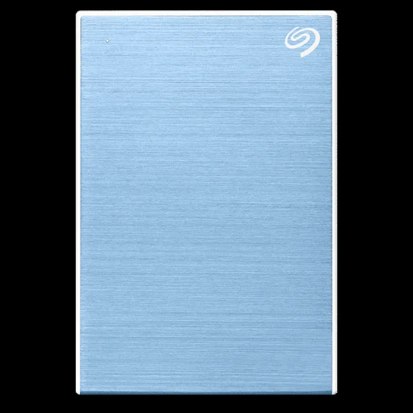 Seagate One Touch 5TB Micro USB Type-B Portable Hard Disk Drive (Password Protected, Light Blue)