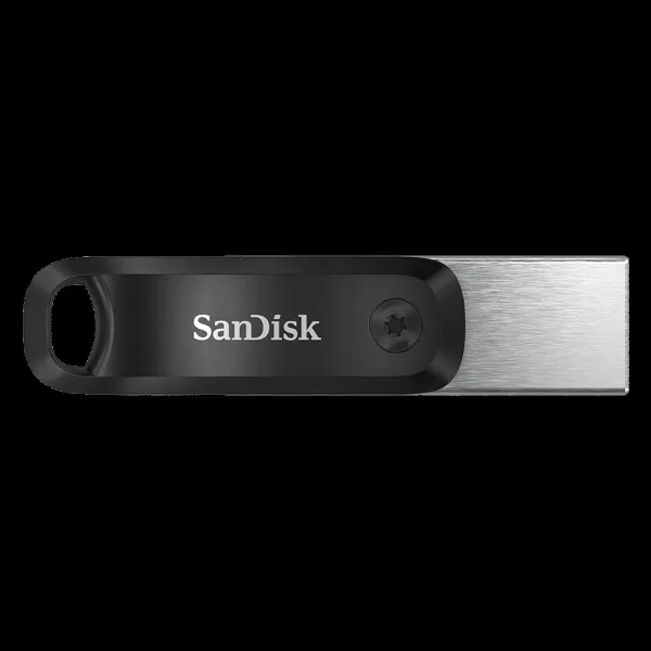 SanDisk iXpand 64GB USB Type A (3.0) Pen Drive (Dual-Purpose Swivel with Keyring Hole, Black)