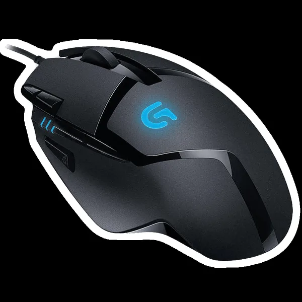 logitech G402 Wired Optical Gaming Mouse (4000 DPI Adjustable, Fusion Engine Hybrid Sensor, Black)