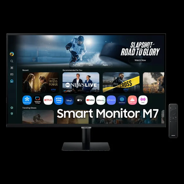 SAMSUNG M7 80 cm (32 inch) 4K Ultra HD VA Panel Ultra Wide Monitor with AI Picture Optimizer