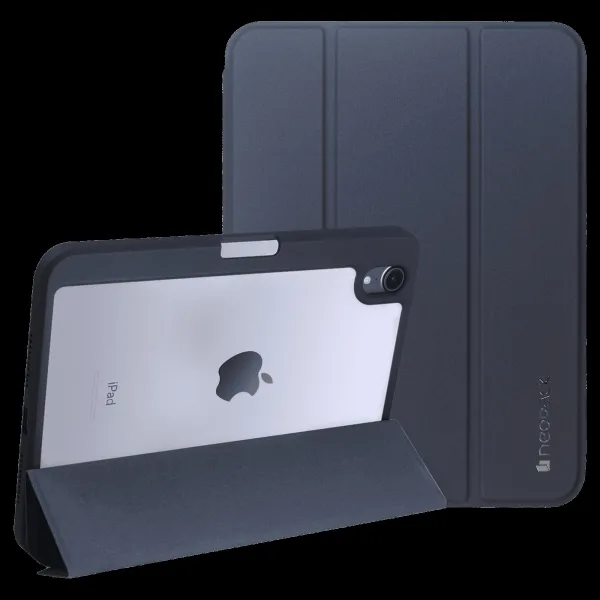 neopack Delta TPU Back Case for Apple iPad (All Gen) (With Pencil Holder, Midnight Blue)