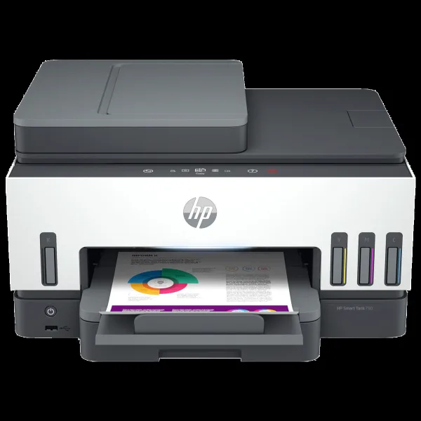 HP Smart Tank 790 All in One Wi-Fi Inkjet Printer with Magic Touch Panel (Auto Document Feeder, Black)