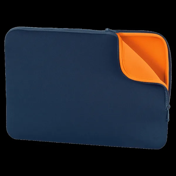 HYPHEN Polyester Laptop Sleeve for 14 Inch Laptop (One Spacious Compartment, Blue)