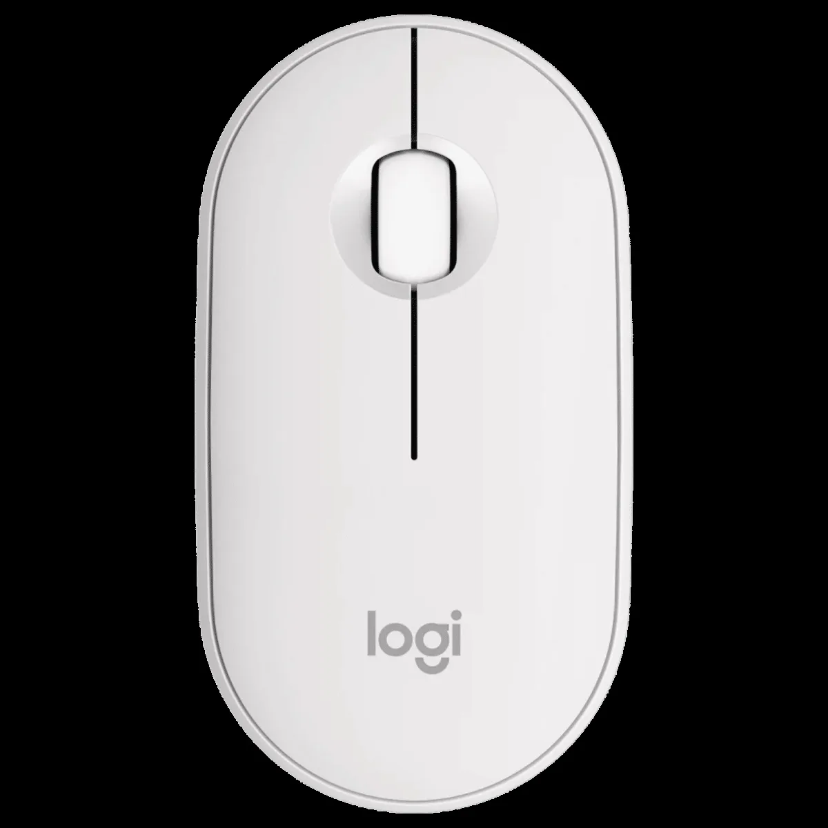 logitech Pebble Mouse 2 Wireless Optical Mouse with Silent Click Buttons (1000 DPI, Ultra Portable, Tonal White)