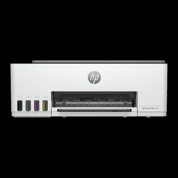 HP Smart Tank 520 All in One Inkjet Printer with Smart Guided Control Panel (Low-on-Ink Sensors, Light Basalt)